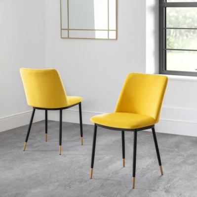 Findlay Dining Set - Mustard Chairs