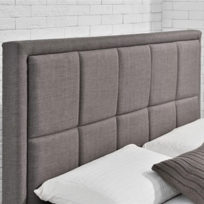 Hannover Fabric Ottoman Bed - Grey