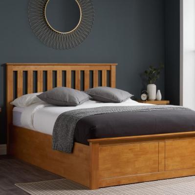 Phoenix Ottoman Bed - Oak