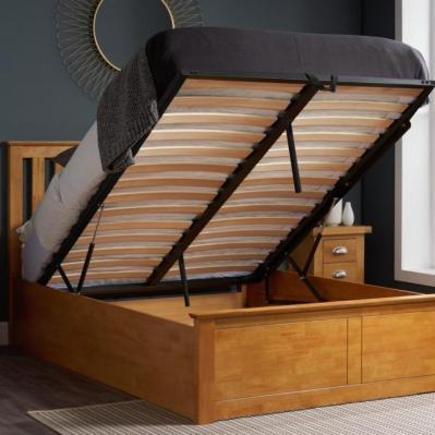 Phoenix Ottoman Bed - Oak