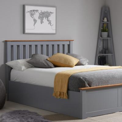 Phoenix Ottoman Bed - Stone Grey