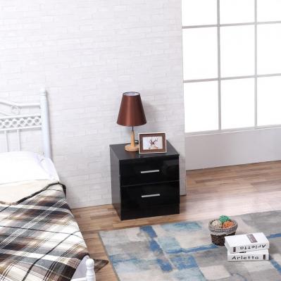 Reflect Black Bedside
